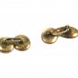 Victorian Teeny Tiny Goldtone Cufflinks 22514
