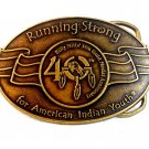 Billy Mills Running Strong American Indian Youth Belt Buckle