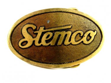 Stemco Solid Brass Belt Buckle By DYNA BUCKLE 102014
