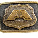 1976 American Parts Brass Belt Buckle by Adezy