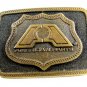1976 American Parts Brass Belt Buckle by Adezy