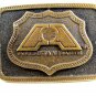 1976 American Parts Brass Belt Buckle by Adezy