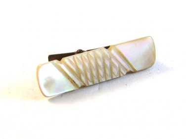 Victorian Mother of Pearl Tie Clasp