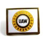 1983 UAW Solid Brass Belt Buckle by NAP Inc 82814