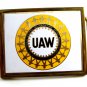 1983 UAW Solid Brass Belt Buckle by NAP Inc 82814
