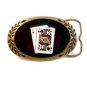 Ace & Jack of Spades Solid Brass Belt Buckle