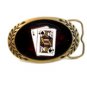 Ace & Jack of Spades Solid Brass Belt Buckle