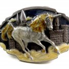 1990 Unicorn & Castle Belt Buckle by Arroyo Grande