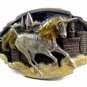 1990 Unicorn & Castle Belt Buckle by Arroyo Grande