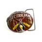 1981 Electrician Belt Buckle 5714 by Great American Buckle Co.