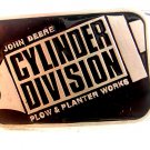 1984 Enameled John Deere Plow & Planter Works Belt Buckle
