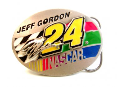 Jeff Gordon 24 Nascar Limited Edition No. 179 of 25,000 Pewter Belt Buckle