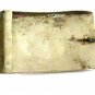 Western Cowboy Mexican Silvertone & Abalone Longhorn Belt Buckle Unmarked 72414