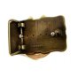 Made in USA Western Cowboy Horseshoe Blue Belt Buckle 10272013a