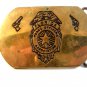 1980 Florida Peace Officers Association Brass Belt Buckle by Baron
