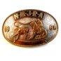 1968 NMJRA Sr. Breakaway Calf Roping Cowgirl Rodeo Belt Buckle
