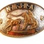 1968 NMJRA Sr. Breakaway Calf Roping Cowgirl Rodeo Belt Buckle