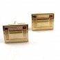 Goldtone Cufflinks 04212014 by Shield