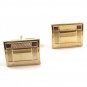 Goldtone Cufflinks 04212014 by Shield