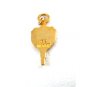 1962 LM Enameled Red & Goldtone Charm / Pendant / Key 52714 by Hal Meyer
