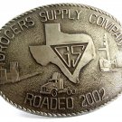 Texas GS Grocers Supply Company Roadeo 2002 Belt Buckle 8614