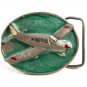 1984 Airplane Enameled Belt Buckle By Bergamont 62614