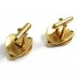 Swank Goldtone Ring Around Saturn Cufflinks 10222013