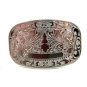 Western Silvertone Monogrammable Belt Buckle 10292013cf