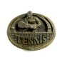 1983 Tennis Player Belt Buckle By Great American Buckle Co  Made In USA 111214