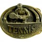 1983 Tennis Player Belt Buckle By Great American Buckle Co Made In USA 111214