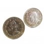 1941 George VI & 1955 Elizabeth II Half Penny Cufflinks