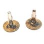 1941 George VI & 1955 Elizabeth II Half Penny Cufflinks