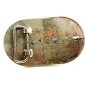 True Viintage Western Cowboy Breaking Bull Belt Buckle Unmarked 092914