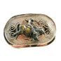 True Viintage Western Cowboy Breaking Bull Belt Buckle Unmarked 092914