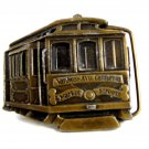1978 Van Ness Ave. CA Market St Trolley Car Belt Buckle by Indiana Metal 62614