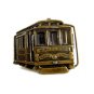 1978 Van Ness Ave. CA Market St Trolley Car Belt Buckle by Indiana Metal 62614