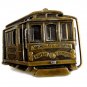 1978 Van Ness Ave. CA Market St Trolley Car Belt Buckle by Indiana Metal 62614