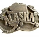 1984 Alaska The Great Land & Last Frontier Belt Buckle by Siskiyou 81914