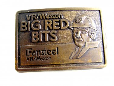 V. R. Wesson Big Red Bits Fansteel Belt Buckle 12022013