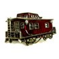 Limited Edition Red Caboose Belt Buckle by Great American Buckle Co 092314