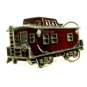 Limited Edition Red Caboose Belt Buckle by Great American Buckle Co 092314