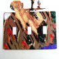 Southwest Pueblo Cactus Triple Light Switch Plate Steel Images USA 51415