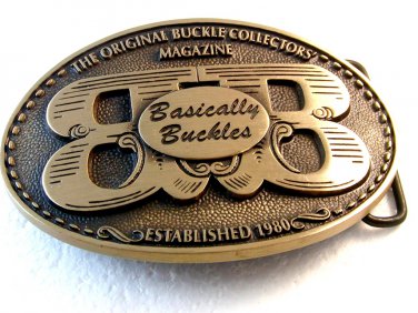 Basically Buckles The Original Buckle Collection Magazine Solid Bronze Belt Buck