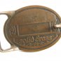 Inlaid Wood Small Plane Brass Belt Buckle 82114