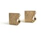 Swank Goldtone & Red Musical Note Cufflinks 11262013