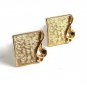 Swank Goldtone & Red Musical Note Cufflinks 11262013