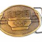 1984 Olympics Belt Buckle Signed United States Olympic Committee