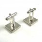 Silvertone & Goldtone Dressy Cufflinks Unmarked 102714