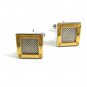 Silvertone & Goldtone Dressy Cufflinks Unmarked 102714