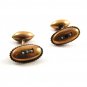 Victorian / Edwardian Small Seed Pearl Goldtone Cufflinks